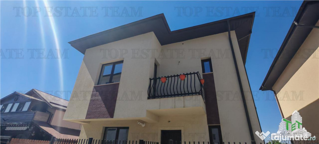 Vila moderna individuala 5 camere, P 1E M, curte 200mp, toat