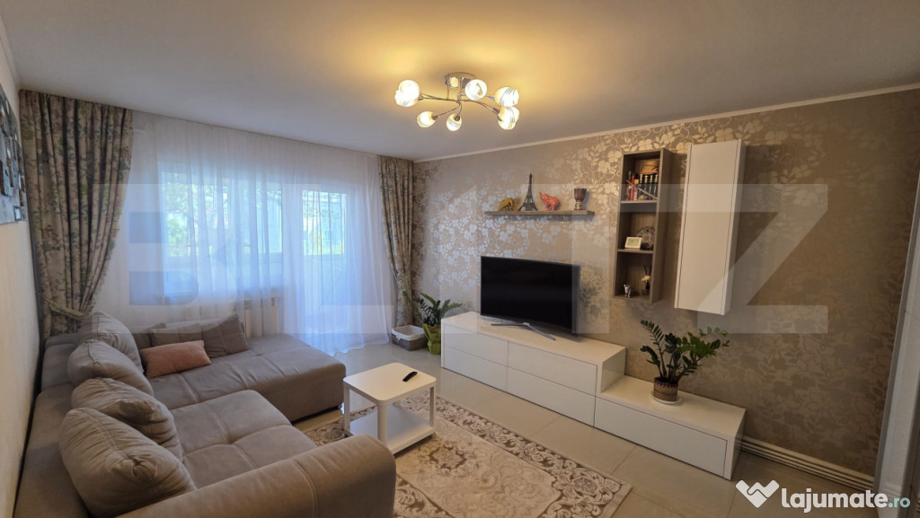 Apartament 3 camere, mobilat si utilat- Rovine, zona Piata G