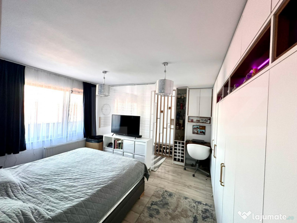 Apartament 3 camere, 2 bai, ultrafinisat, parcare subterana,