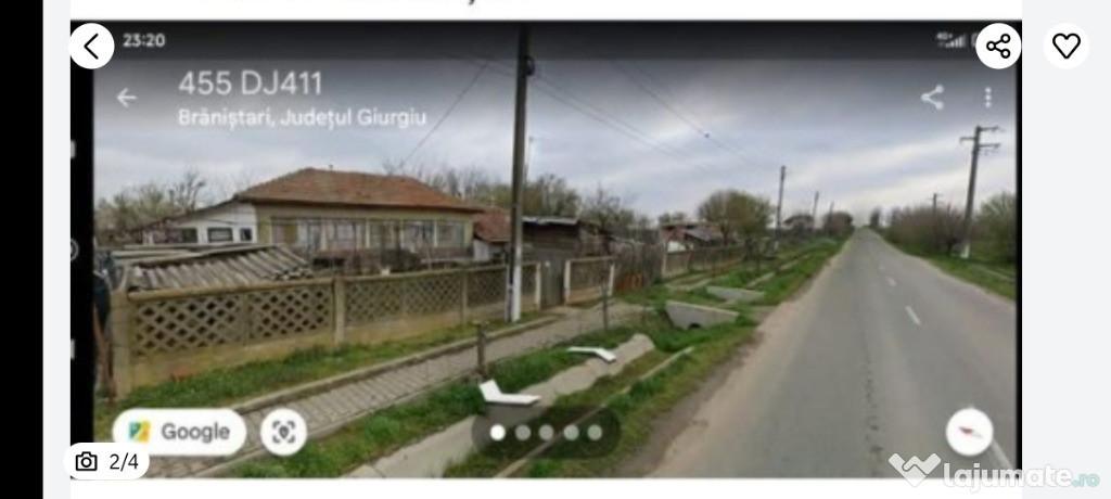 Casă Ilfov, Brăniștari (Șos.Călugăreni-Comana), Cadastru,Intab.