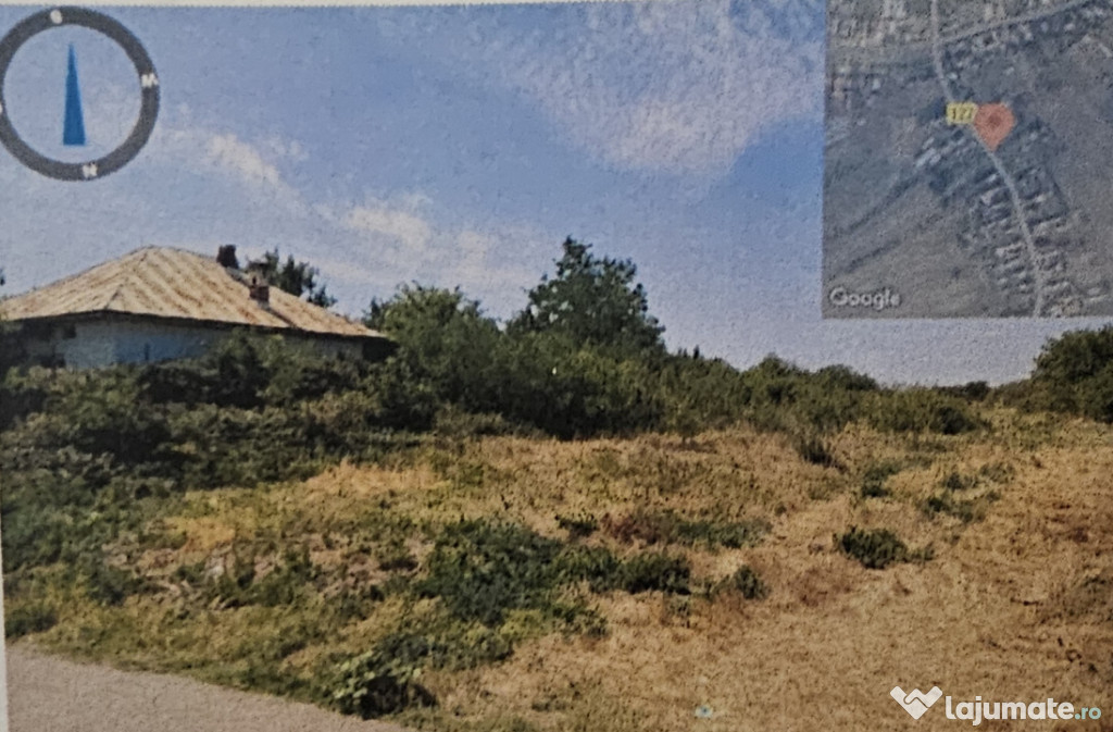 Teren intravilan 753 mp, front 19 m, comuna Almaj
