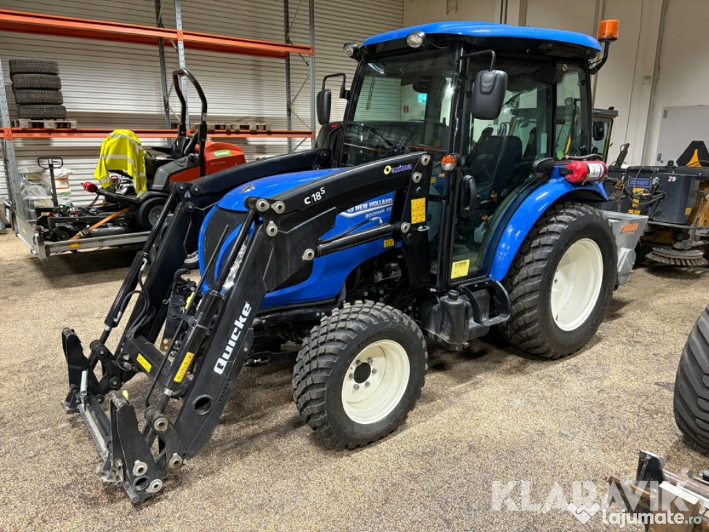 New Holland Boomer 55 + incarcator Quicke C18s