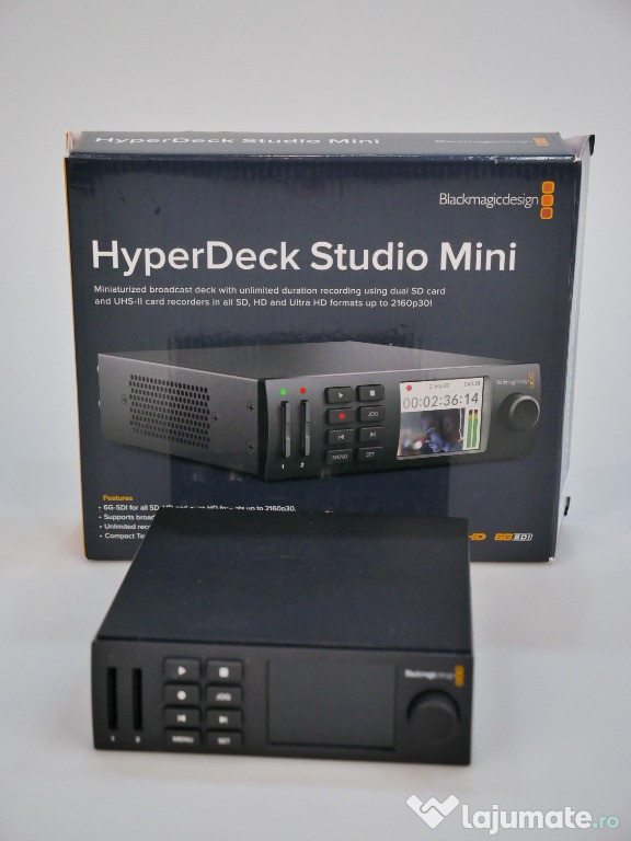 Blackmagic Design HyperDeck Studio Mini, 2160p, 6G SDI
