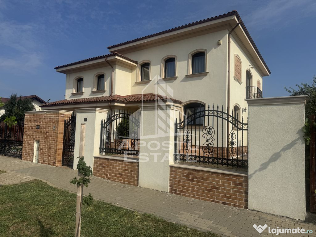 Casa individuala stil mediteranean,zona SERENA