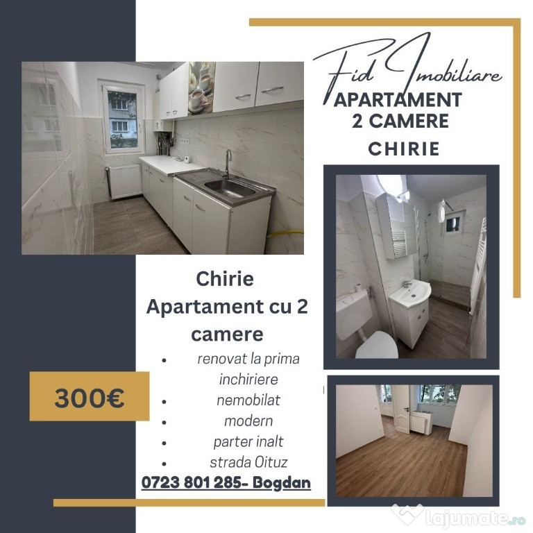 Apartament 2 camere de inchiriat