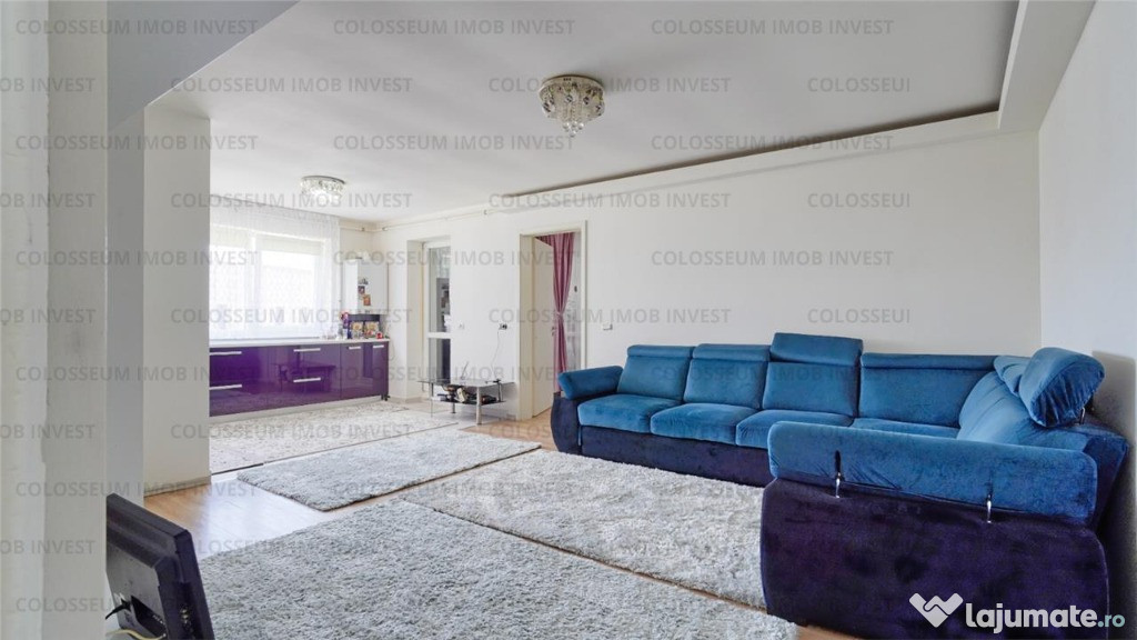 Apartament 3 camere | 2 băi | Mobilat utilat | zona Vlahuță