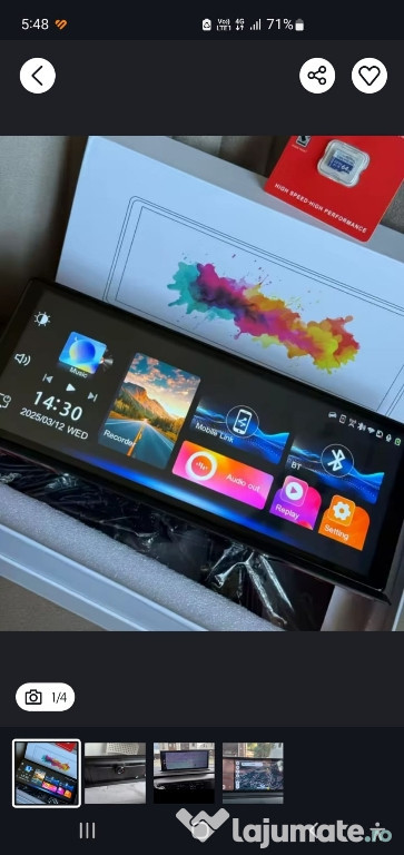 Navigatie auto Car Play Universala mare de 11.3 inch NOUA