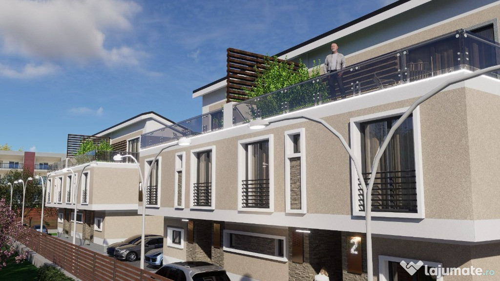 Popesti Leordeni-Duplex 5 camere - 4 bai-Terasa + Curte-250 MP