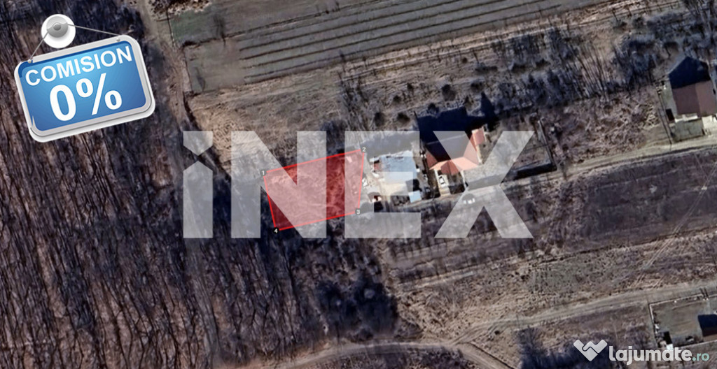 Teren de vânzare în satul Hințești, lângă pădurea Mo?