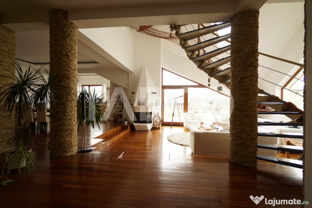 Casa individuala de inchiriat cu 4 camere si 510 teren liber