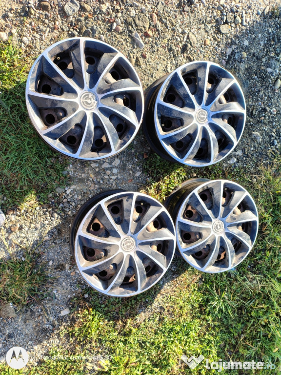 Jante tabla Opel R15 4×100 cu capace