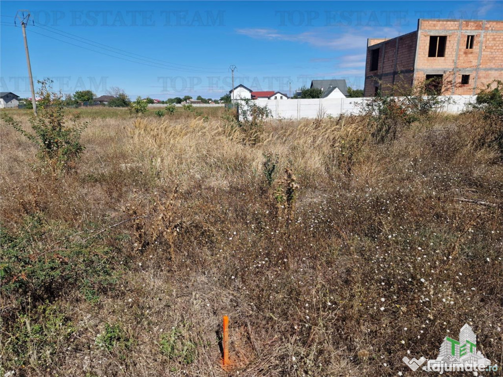 Teren 1491 mp in zona rezidentiala din Ciorogarla