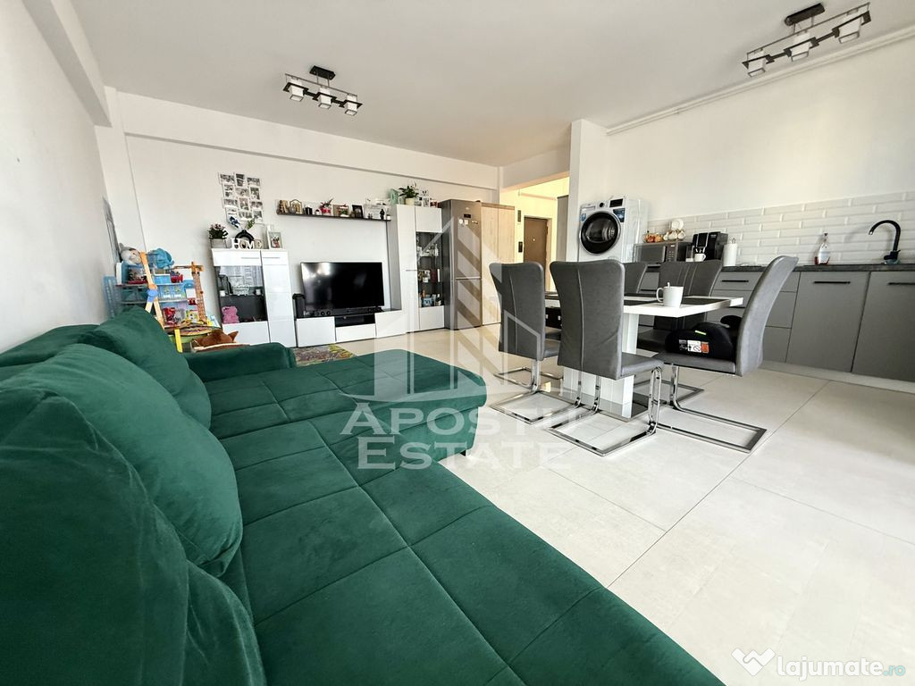 Apartament cu 2 camere, mobilat si utilat, Dumbravita