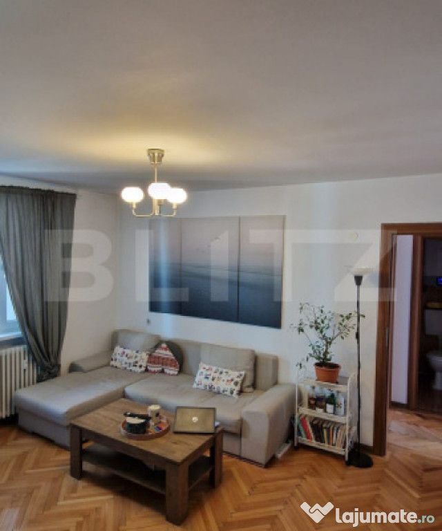 Apartament de 3 camere, 57 mp, Zona Stefan Cel Mare