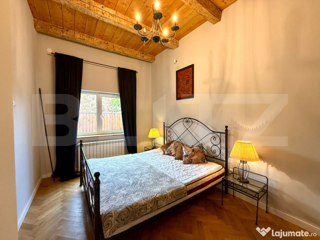 Casa LUX cu 4 camere de inchiriat, 115 mp, parcare la liber,