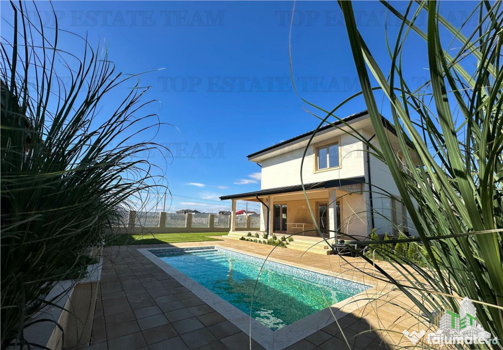 Vila lux 5 camere cu piscina in Dragomiresti-Vale