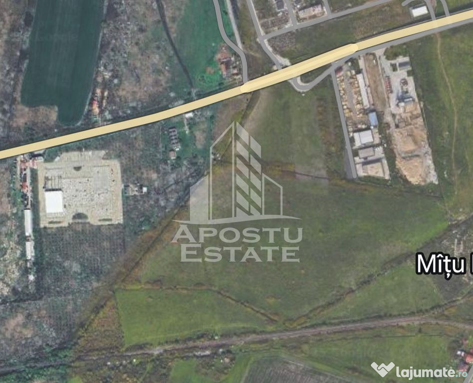 Parcela de teren 9781 mp, ideala investitie, zona Mehala.