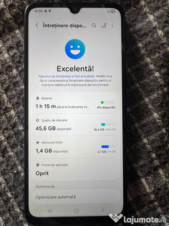 Vând Samsung a05s 64 GB