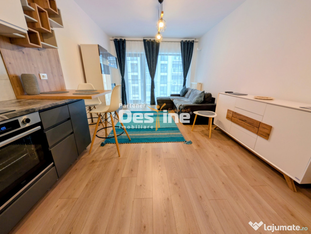 Apartament 2 camere mobilat utilat 51 mp parcare boxa Silk
