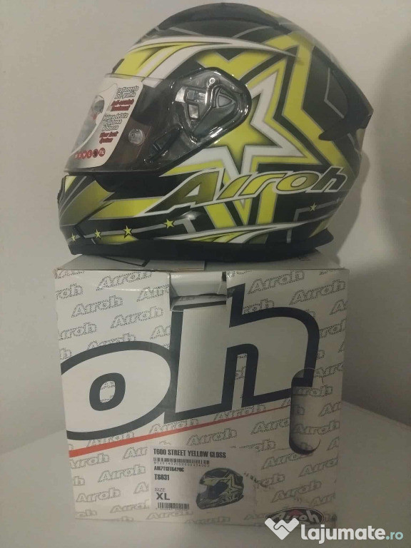 Casca Airoh STREET YELLOW GLOSS integrala /full face Marimi L si XL