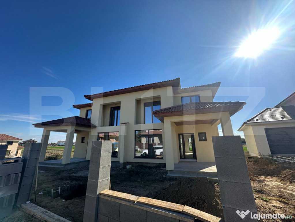 Casă tip Duplex – 123 mp utili, 251 mp teren, semifinisat