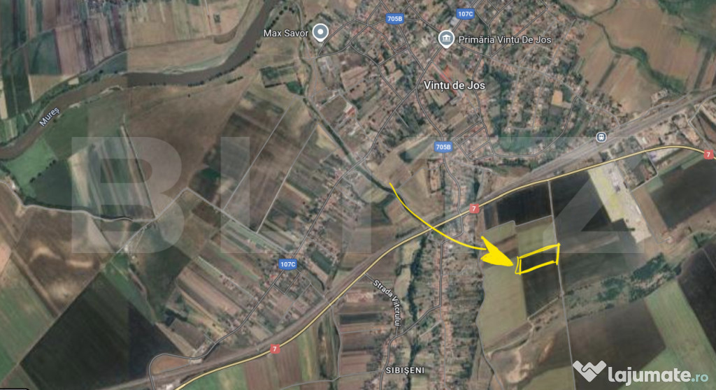 Teren intravilan 7.600 mp – ideal pentru HALĂ industrial?
