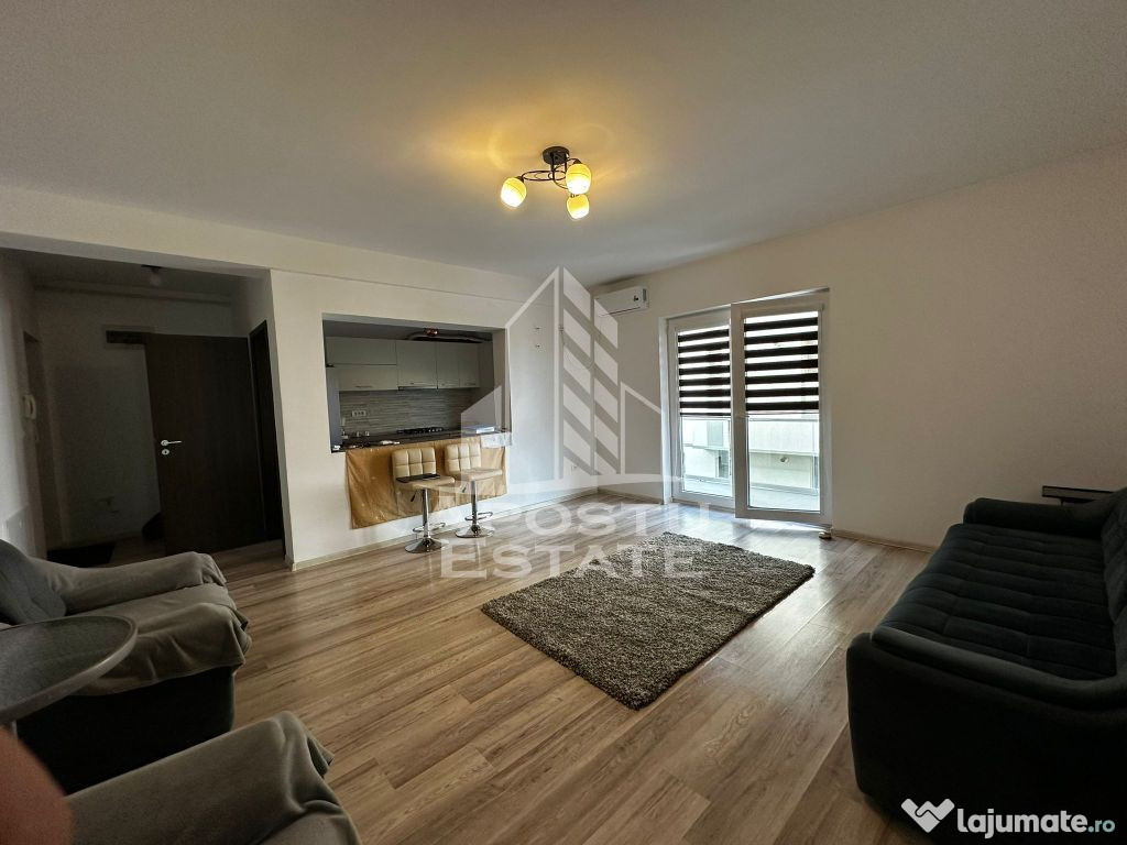Apartament 2 camere, centrala proprie, loc de parcare, Giroc