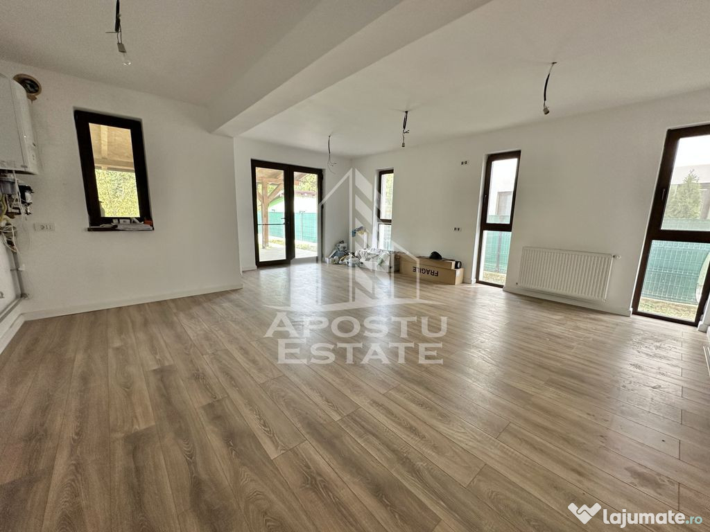 Duplex cu 4 camere, 2 bai si dressing in Giroc la asfalt.