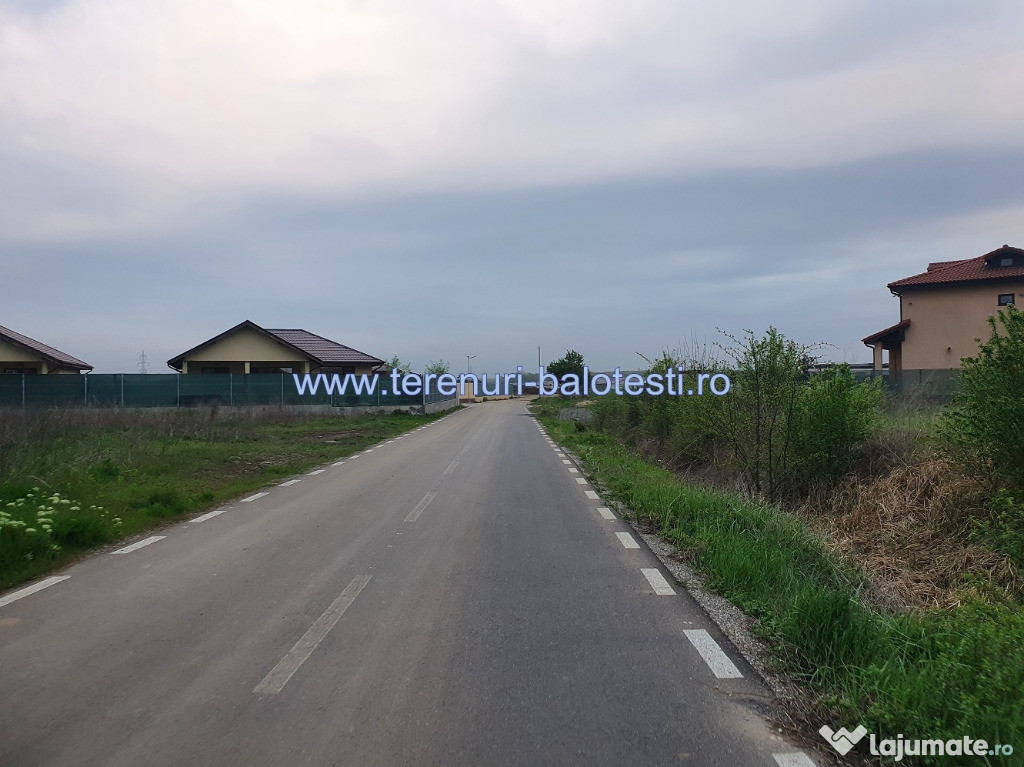 Teren Balotesti,langa case noi-50 m de asfalt 600mp