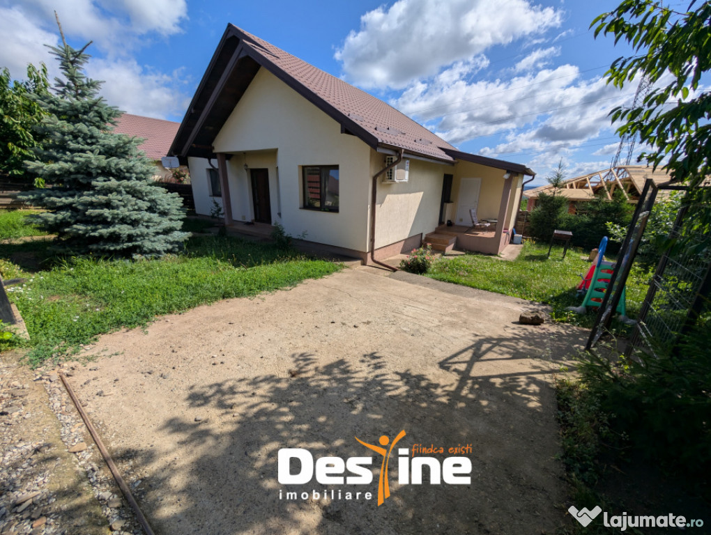 Casă individuală P+Pod 3 camere 89 mp mobilată utilată p