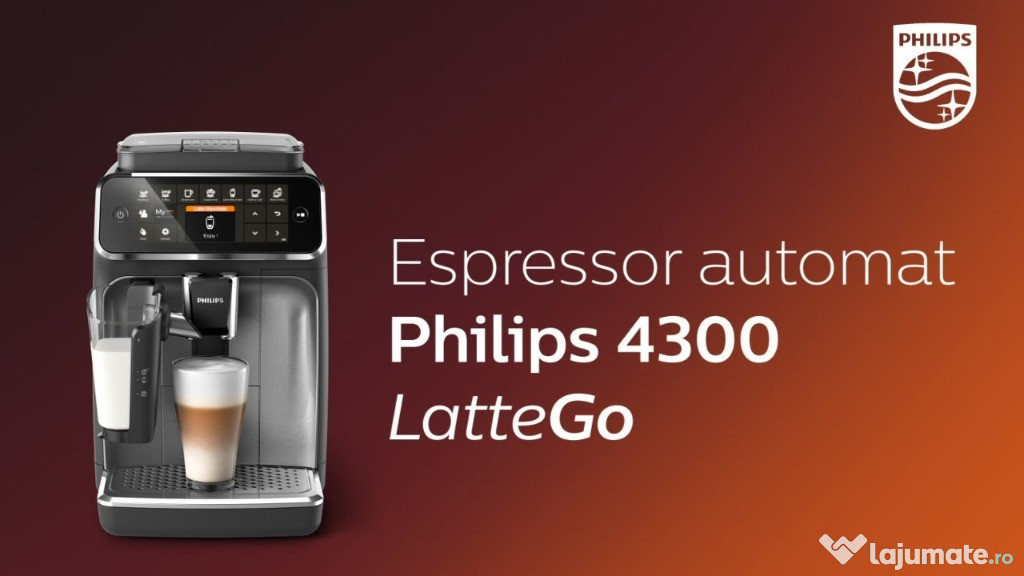 Espressor automat Phillips 4300 LatteGo stare foarte buna