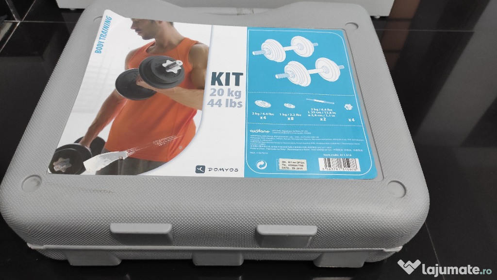 Set gantere configurabile - 20 kg