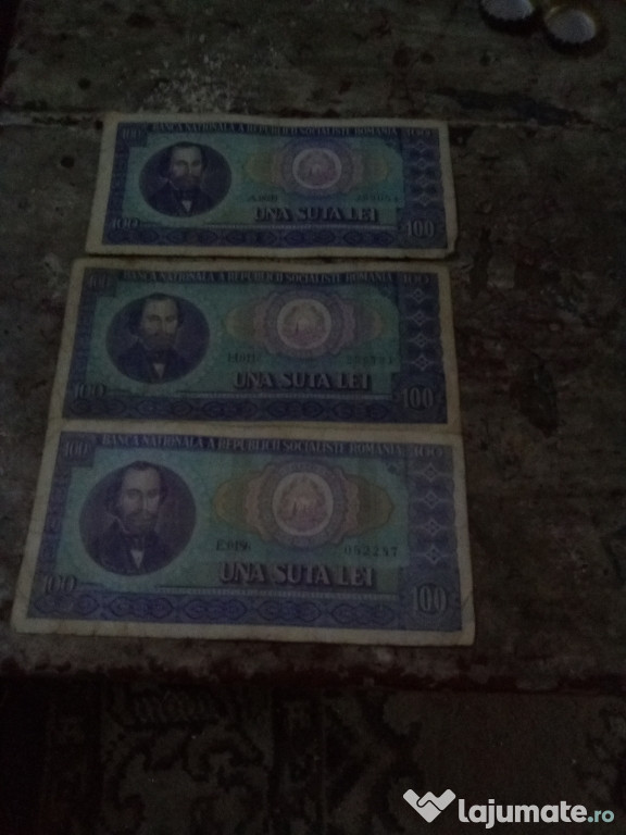 Bangnote vechi 100lei de vinzare