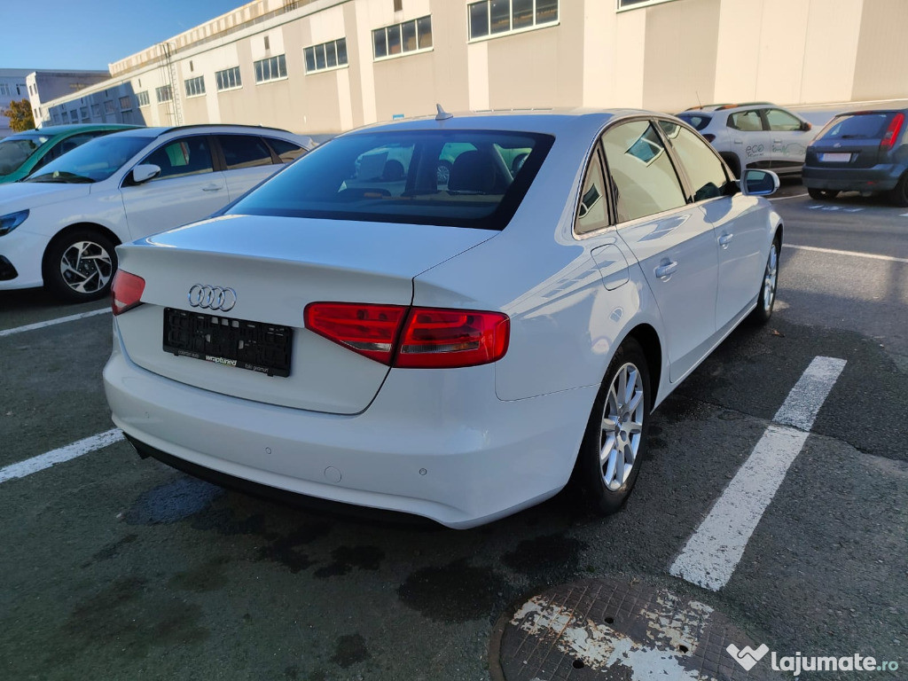 Audi A4 alb, 2014