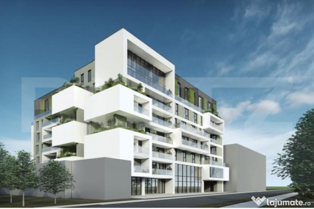 Apartament 3 camere, 71 mp, Terasa 17 mp, Imobil Nou, Zona T