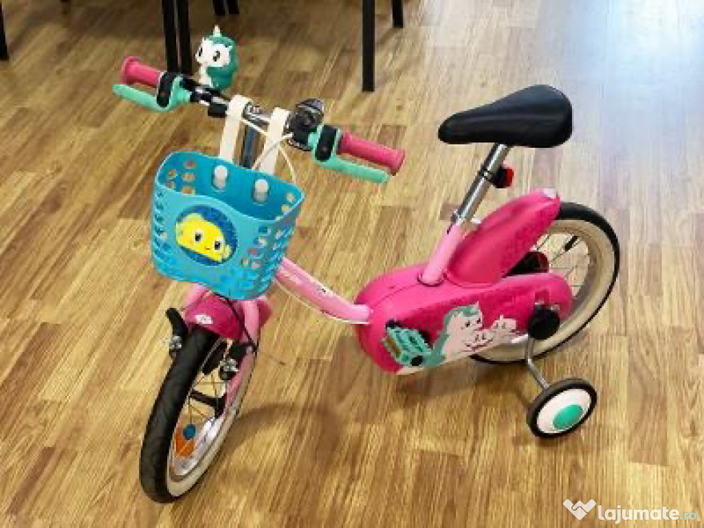 Bicicleta fete, Unicorn (Decathlon)