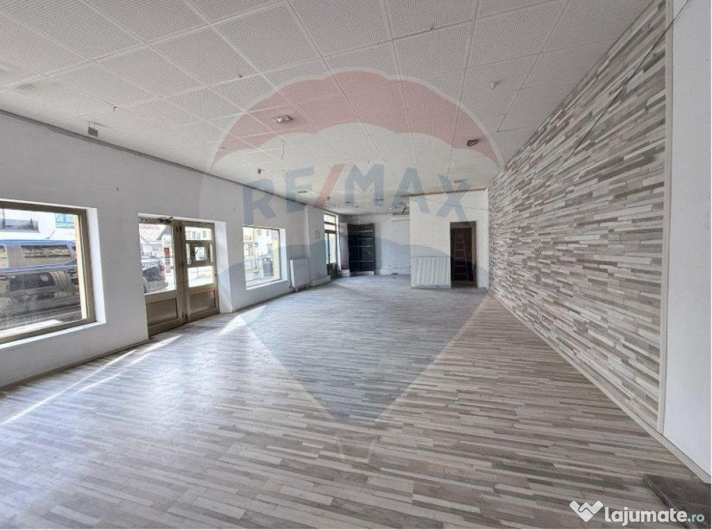Spațiu comercial 110 mp-Inchiriere- vizibilitate excelentă