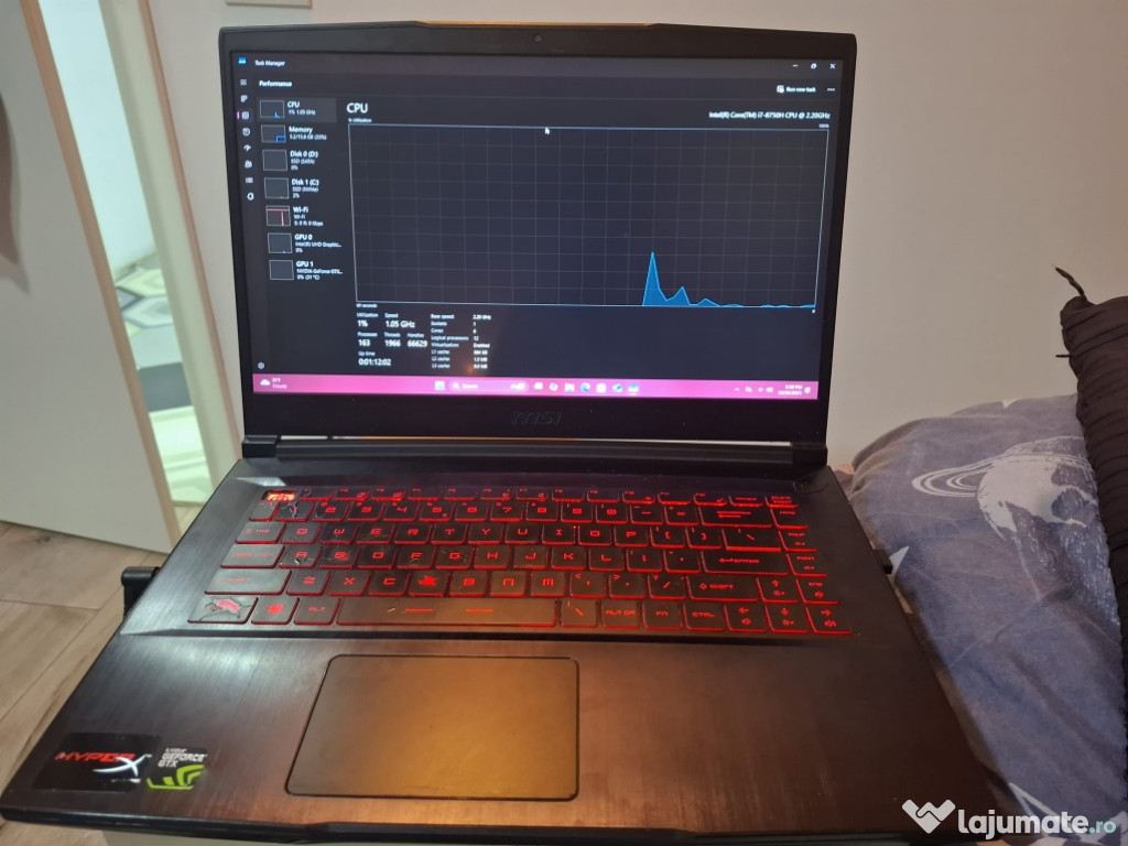 Vând laptop msa gameing