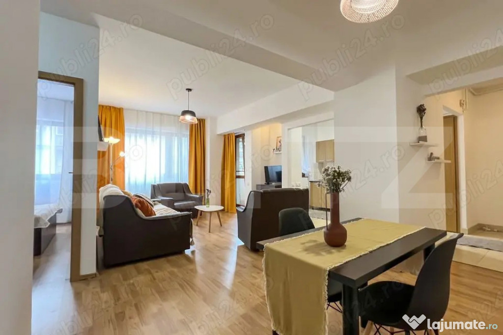Apartament de închiriat cu 2 camere, 60 mp, zona Dorobantil