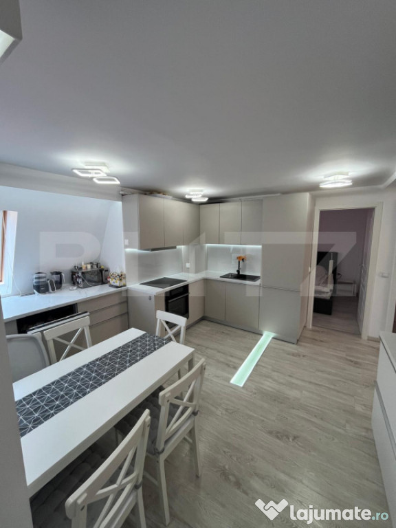 Apartament cu 3 camere 69 mp, terasă 35 mp, parcare, Zona M