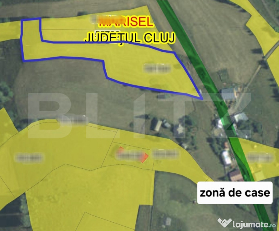 Teren parcelabil, front la strada, 8691mp, utilitati in zona