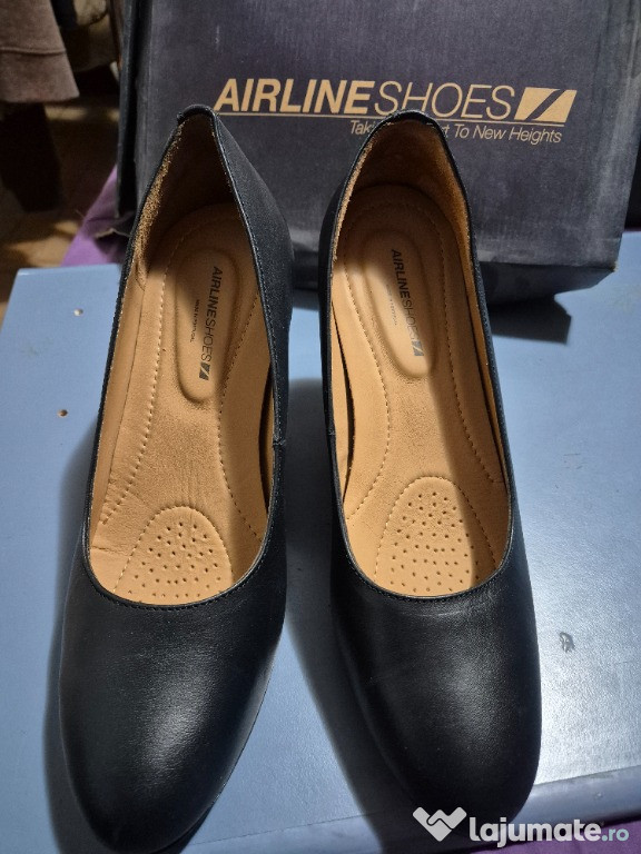 Pantofi dama, AIRLINE Shoes, Portugalia, piele naturala, 43, noi