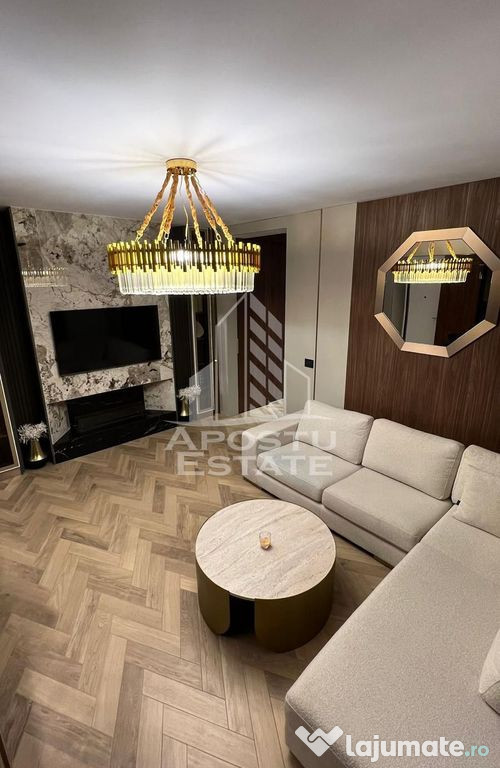 Apartament de lux cu 2 camere, curte privata 200 mp, zona...