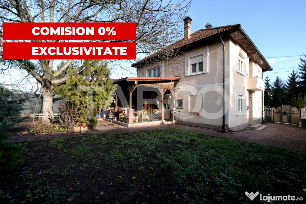 Casa individuala de vanzare cu 5 camere 2 balcoane zona Cent