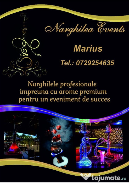 Narghilea de inchiriat pentru petrecerea ta