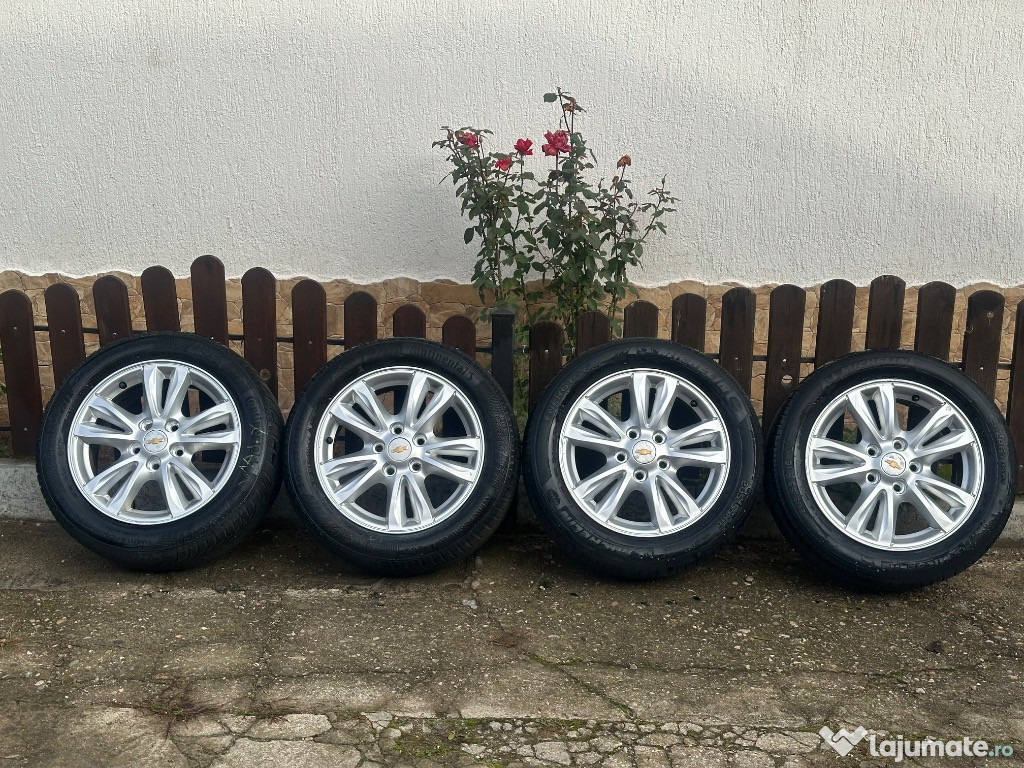 Jante aliaj*roti pe 16”Chevrolet*Opel*cauciucuri iarna+vara 205x55x16