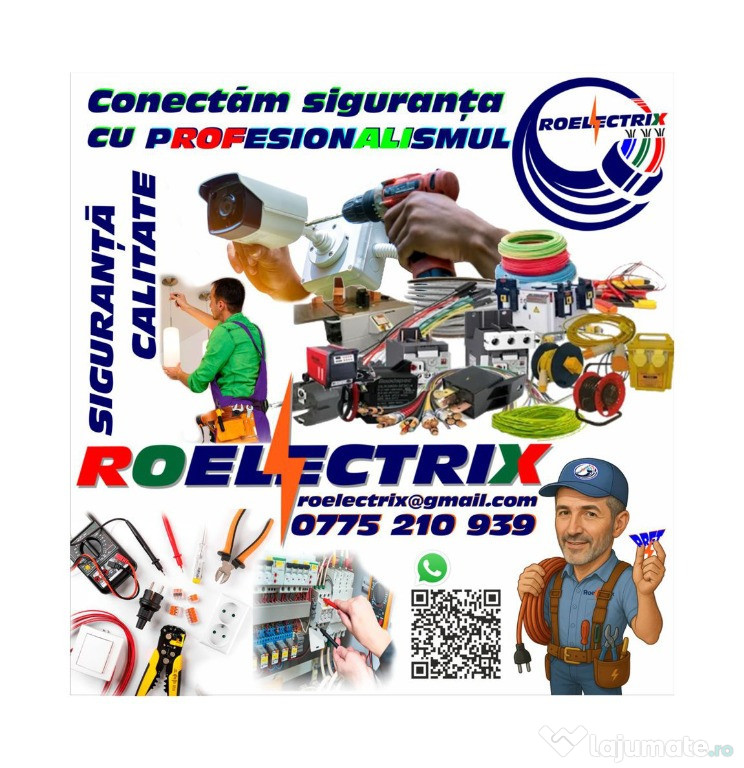 Lucrări electrice complete pentru casa ta sau afacerea ta !