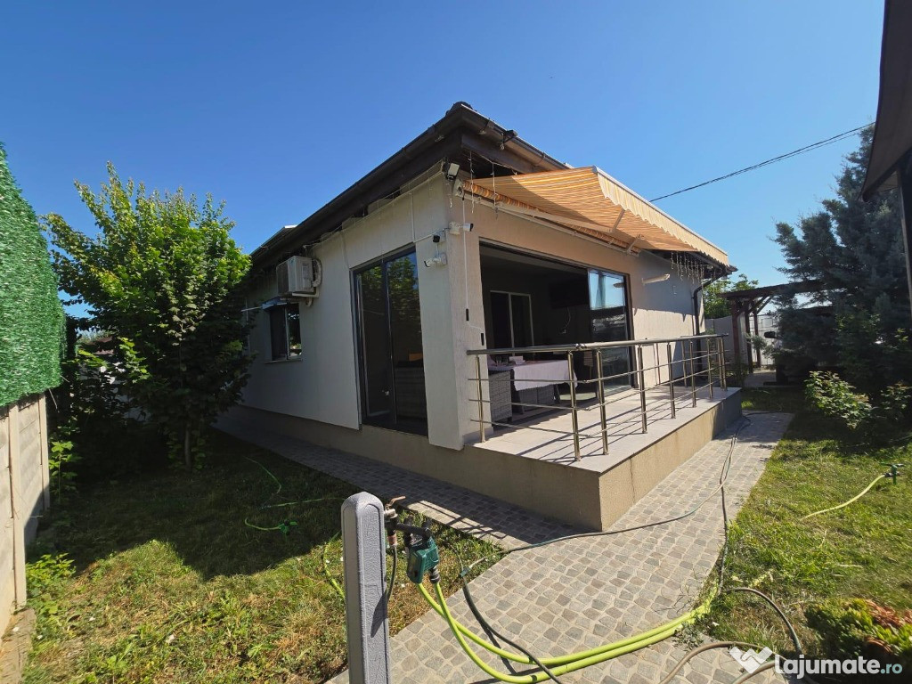 Casa individuala mobilata utilata || 3 camere 1 baie || teren 300mp