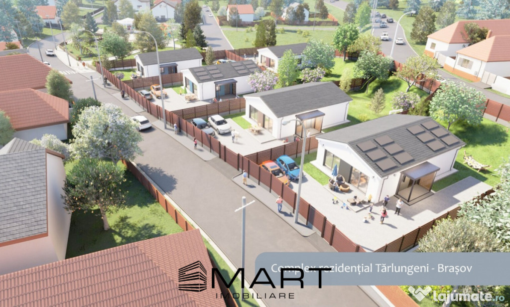 Casă modernă, parter, la cheie – în inima Tărlungenilo