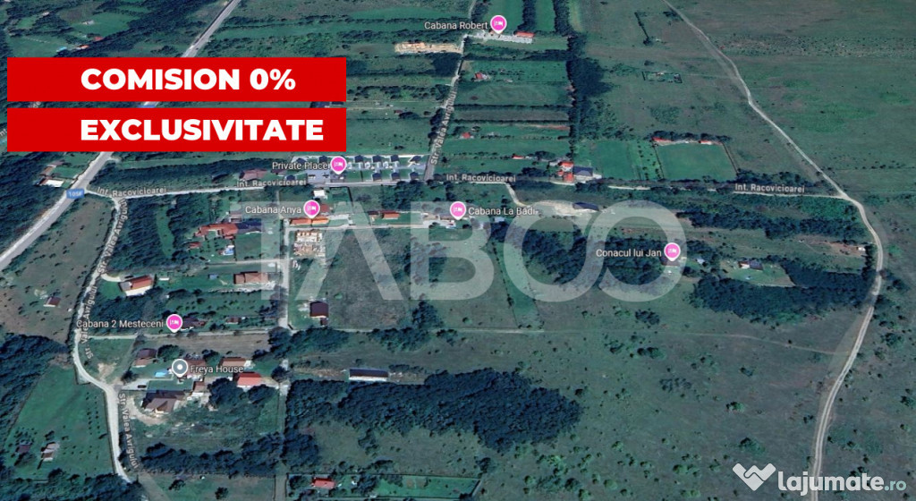 Teren intravilan 2050m acces auto zona turistica Valea Avrig